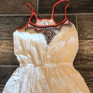 🚫SOLD🚫Light pink/cream romper